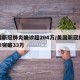 美国新冠肺炎确诊超204万/美国新冠肺炎确诊突破33万